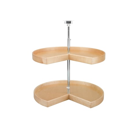 Rev-A-Shelf Maple Hardwood, Light Brown, 28 in W, 26 in H, 28 in D, 28 in L, Light Brown LD-4NW-942-28-1